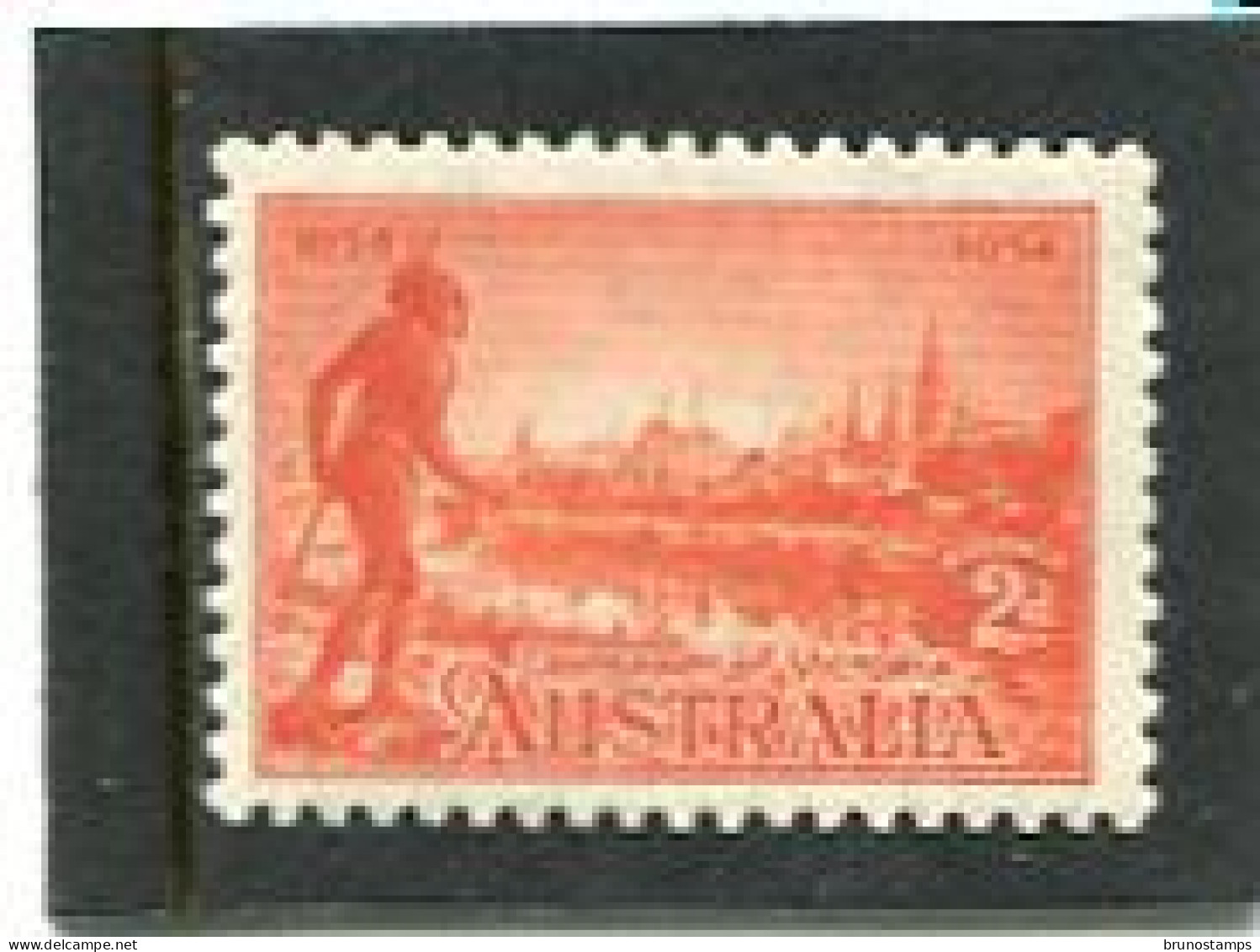 AUSTRALIA - 1934  2d  VICTORIA  PERF 10 1/2  MINT NH   SG 147 - Nuevos