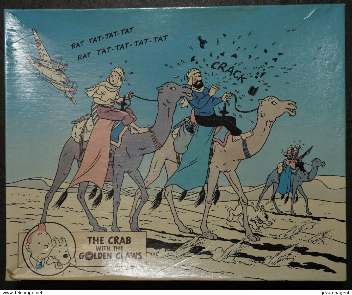 PUZZEL  TINTIN 200 PIECE   THE CRAB WITH THE GOLDEN CLAWS   NIET GEOPEND - Puzzels