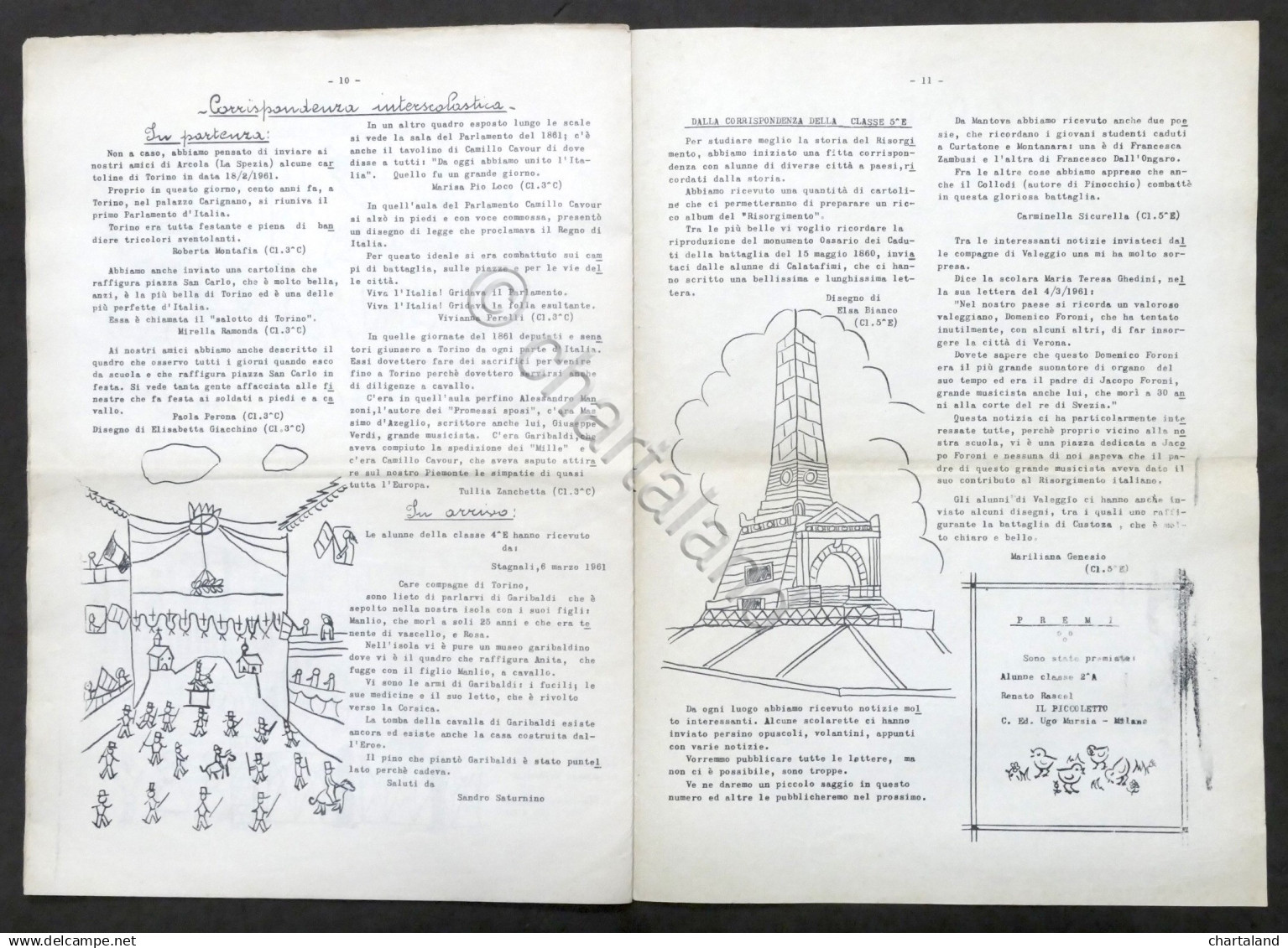 Piccole Voci Della Scuola Gabelli - Torino - Anno X - N. 3 - 1961 - Altri & Non Classificati