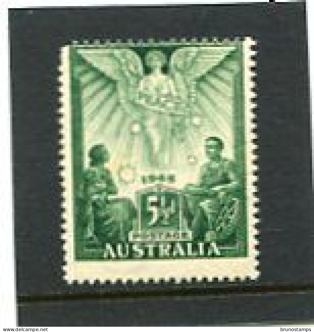 AUSTRALIA - 1946  5 1/2d  PEACE   MINT  SG 215 - Ongebruikt