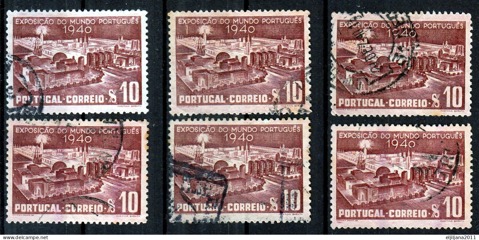 Action !! SALE !! 50 % OFF !! ⁕ Portugal 1940 ⁕ Independence, Exhibition Mundo Portuguese Mi.614-621 ⁕ 49v Used - Oblitérés