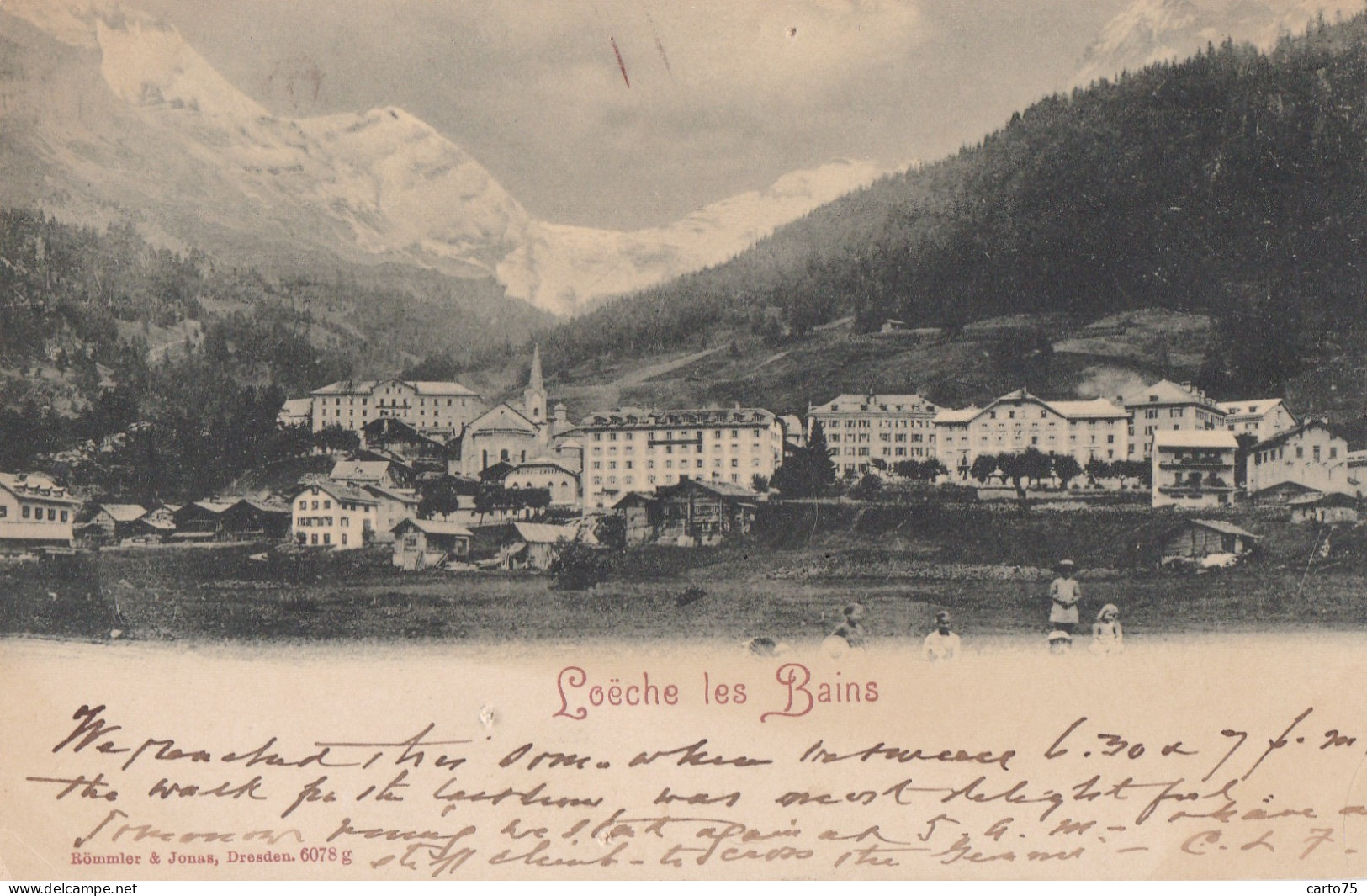 Suisse - Loèche-les-Bains - Carte Précurseur - Postmarked 1902 - Loèche