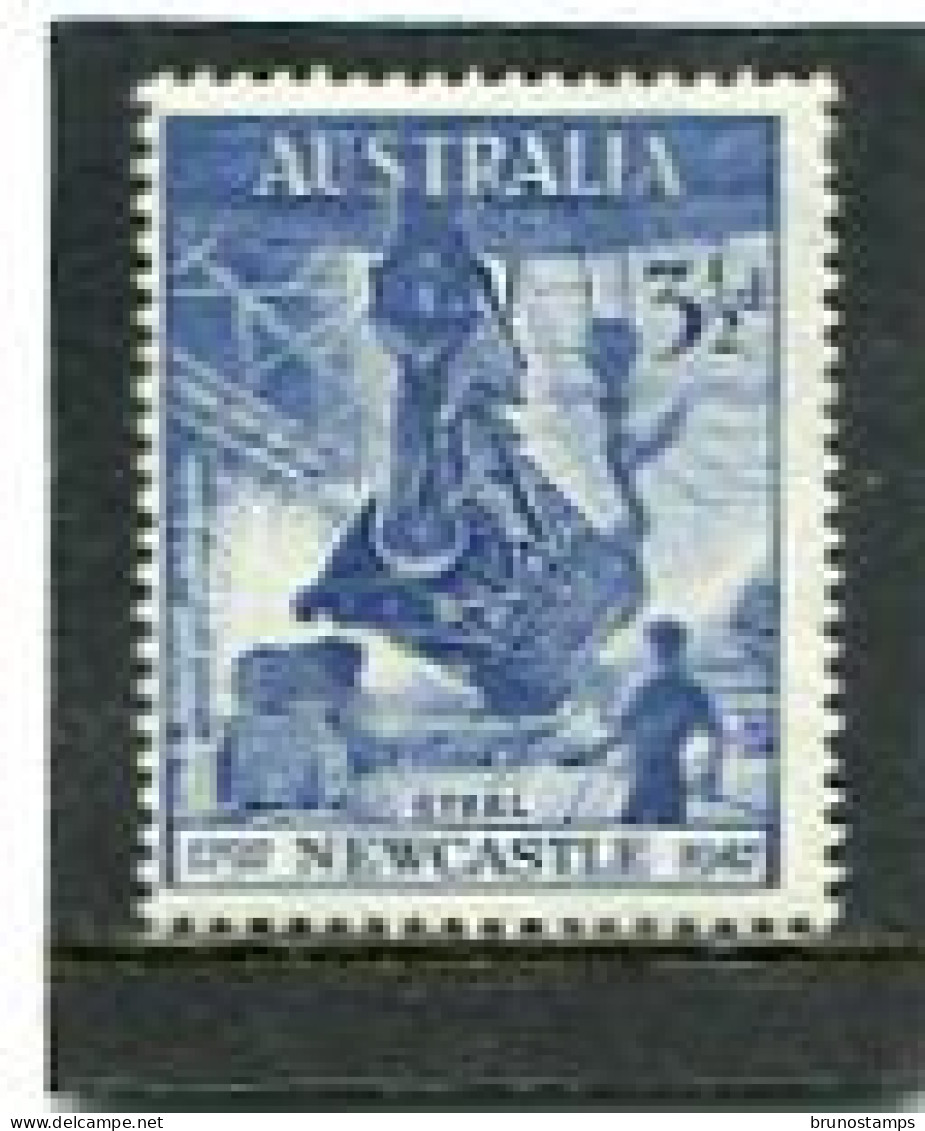 AUSTRALIA - 1947  3 1/2d  NEWCASTLE   MINT NH  SG 220 - Nuevos