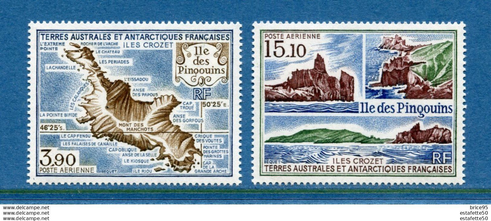 TAAF;1988; 2  TP PA N° 100/101 " Ile Des Pingouins " ;NEUFS**;MNH - Collections, Lots & Séries