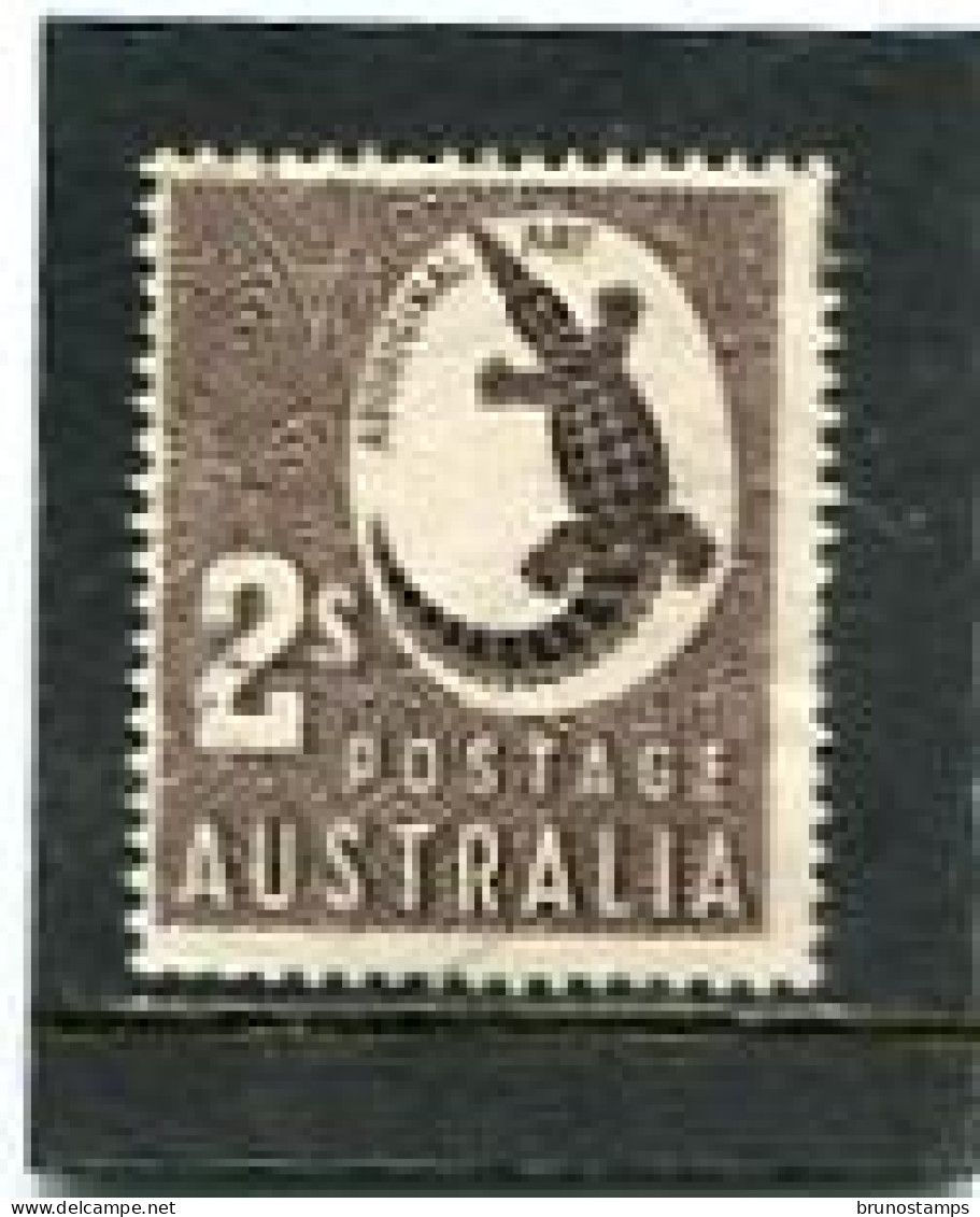 AUSTRALIA - 1956  2/  CROCODILE   NO WMK   MINT   SG 224f - Neufs