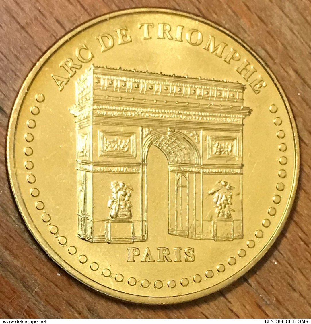 75008 PARIS ARC DE TRIOMPHE MDP 2013 MÉDAILLE SOUVENIR MONNAIE DE PARIS JETON TOURISTIQUE MEDALS COINS TOKENS - 2013