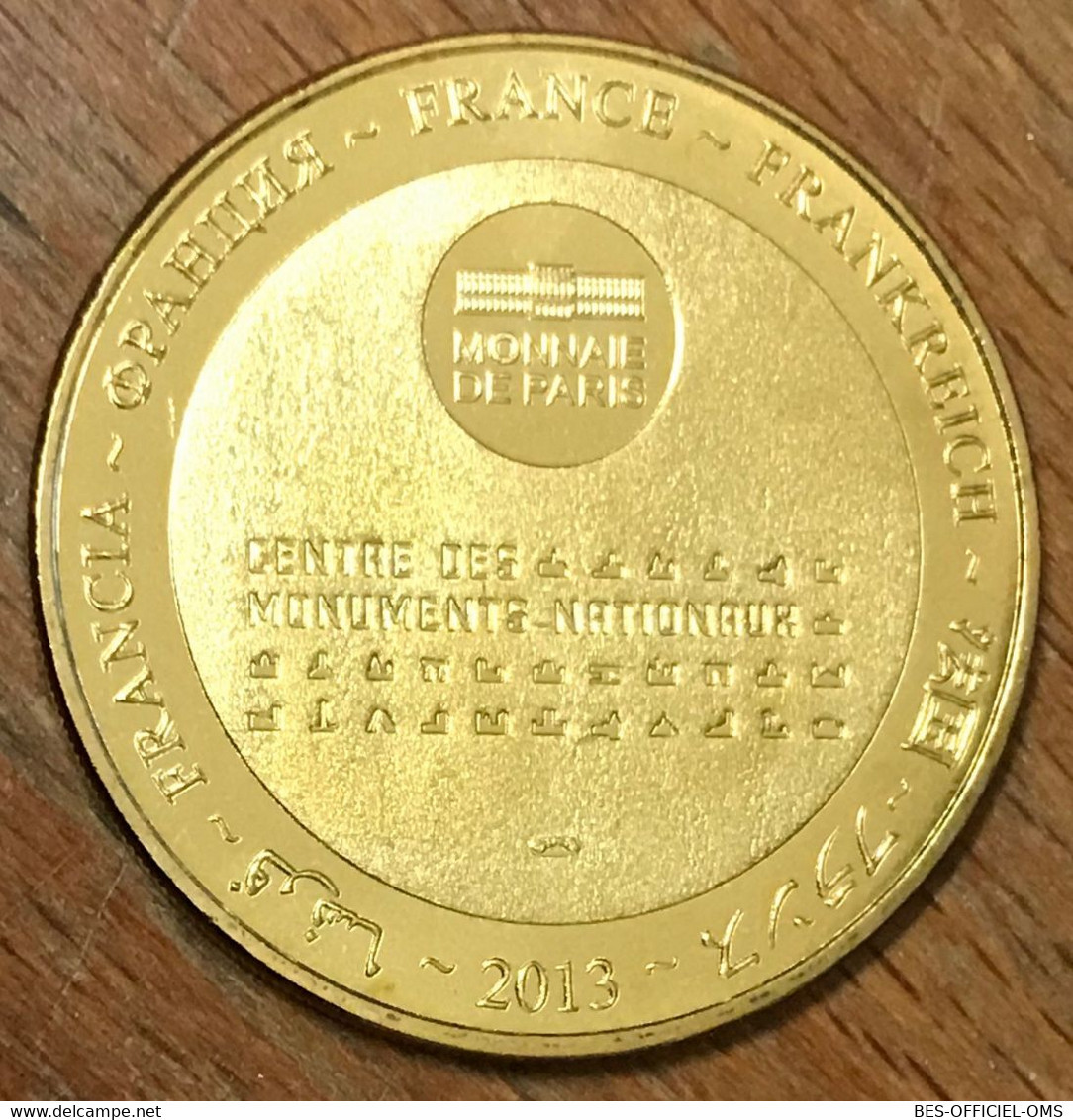 75008 PARIS ARC DE TRIOMPHE MDP 2013 MÉDAILLE SOUVENIR MONNAIE DE PARIS JETON TOURISTIQUE MEDALS COINS TOKENS - 2013