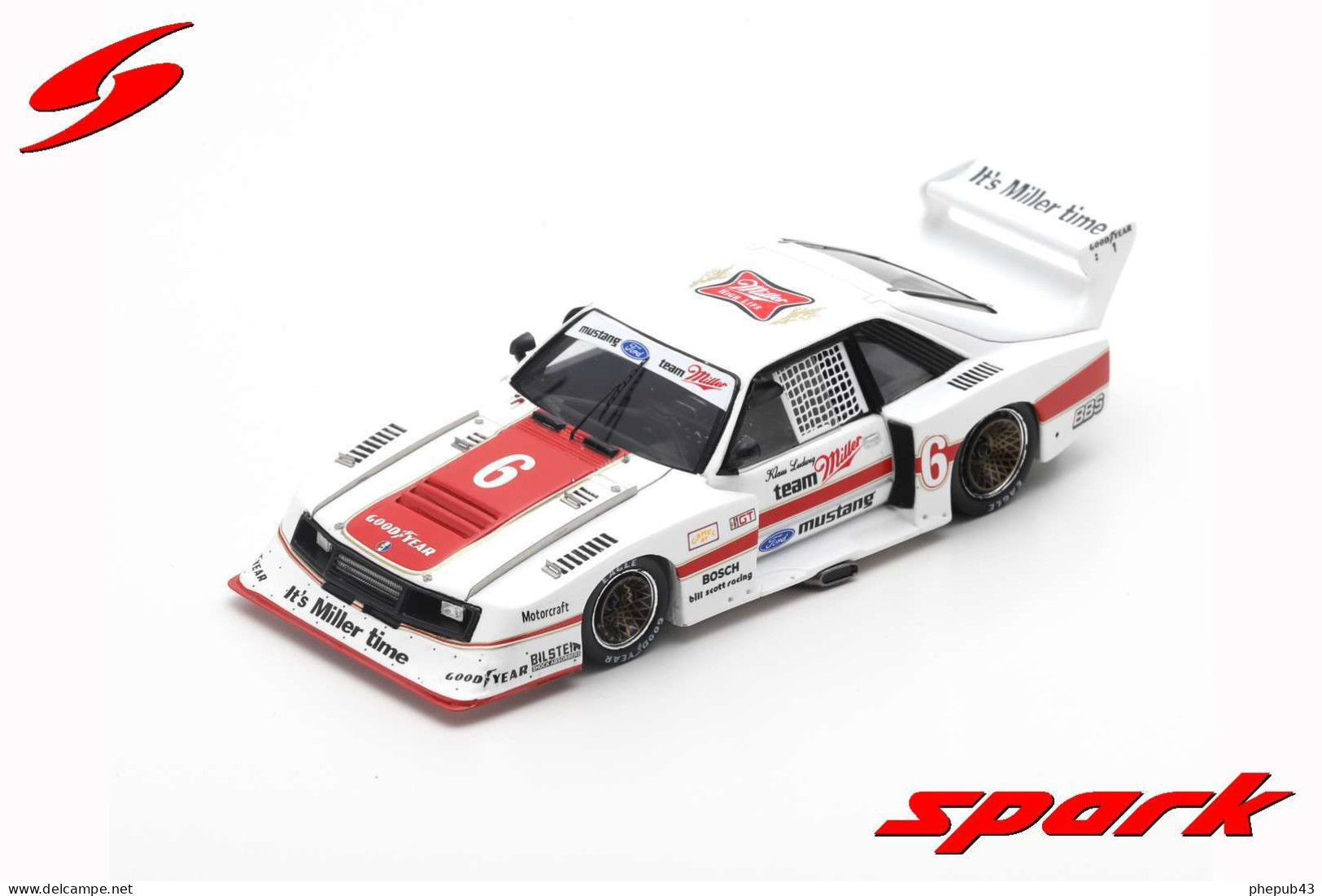 Ford Mustang Zakspeed - 1st Brainerd 1981 #6 - Klaus Ludwig - Spark - Spark