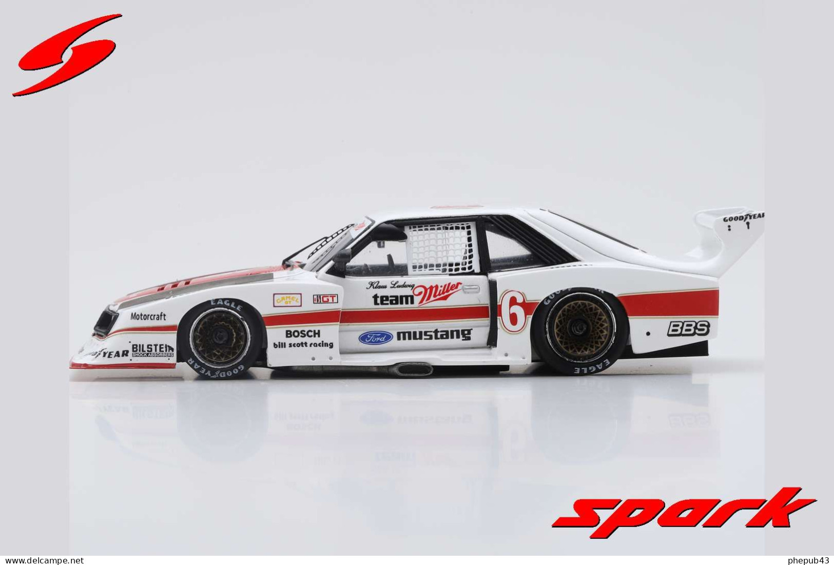 Ford Mustang Zakspeed - 1st Brainerd 1981 #6 - Klaus Ludwig - Spark - Spark