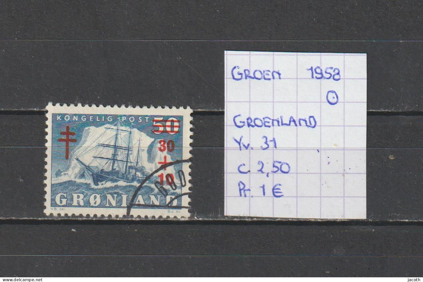 (TJ) Groenland 1958 - YT 31 (gest./obl./used) - Oblitérés