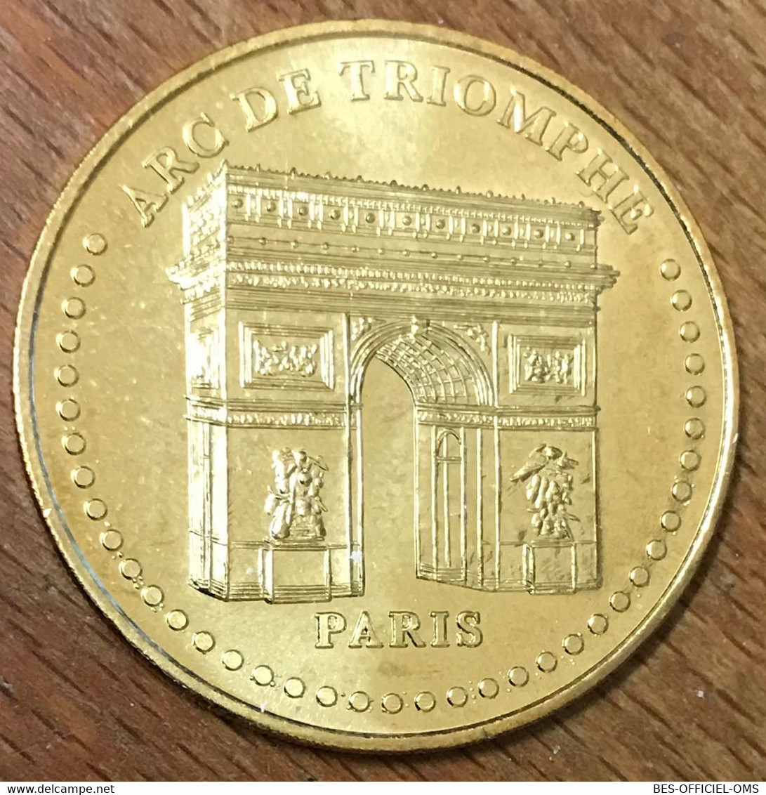 75008 PARIS ARC DE TRIOMPHE MDP 2012 MÉDAILLE SOUVENIR MONNAIE DE PARIS JETON TOURISTIQUE MEDALS COINS TOKENS - 2012