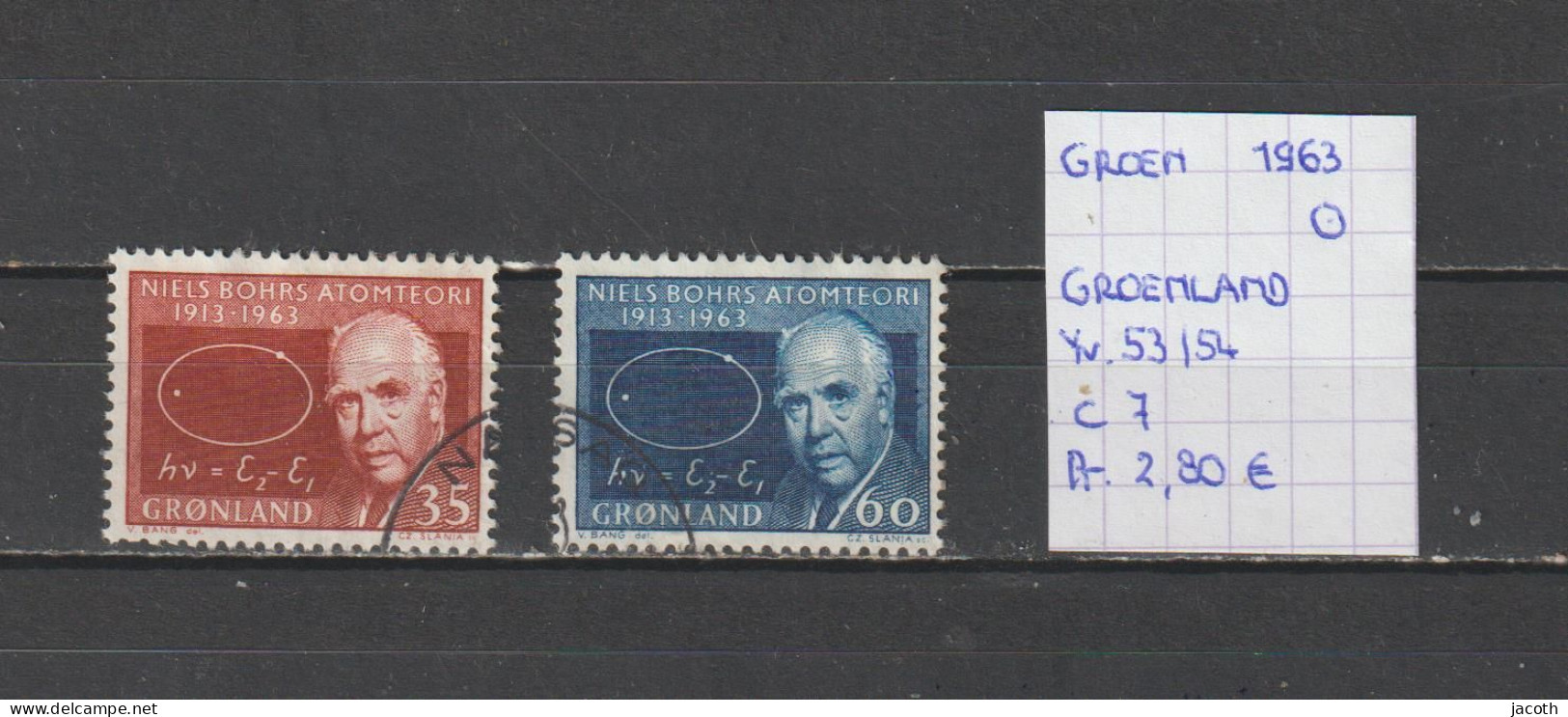 (TJ) Groenland 1963 - YT 53/54 (gest./obl./used) - Gebraucht