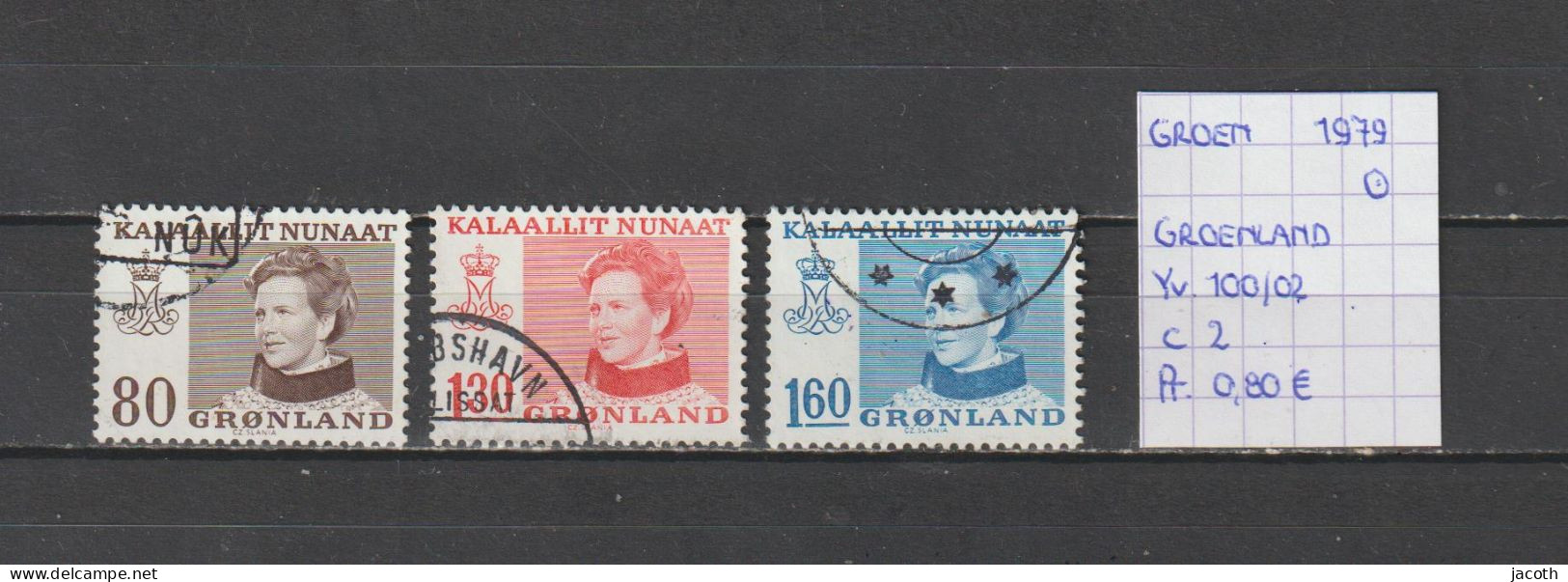 (TJ) Groenland 1979 - YT 100/02 (gest./obl./used) - Used Stamps