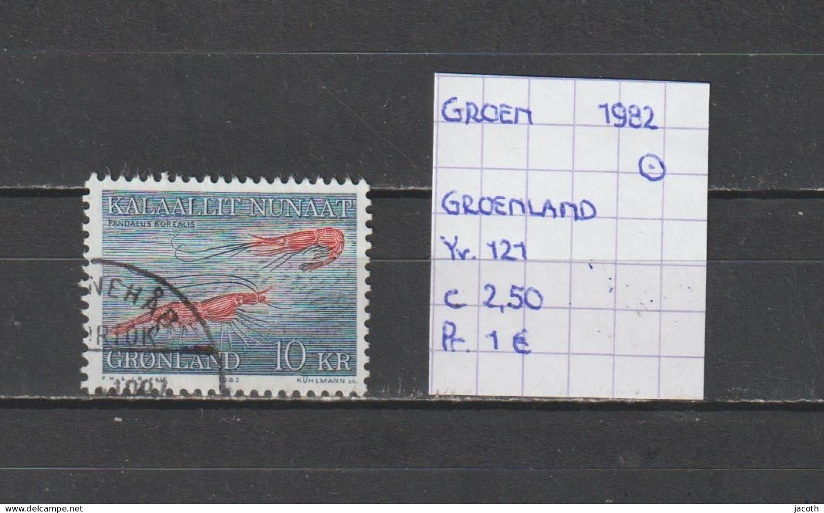 (TJ) Groenland 1982 - YT 121 (gest./obl./used) - Usati