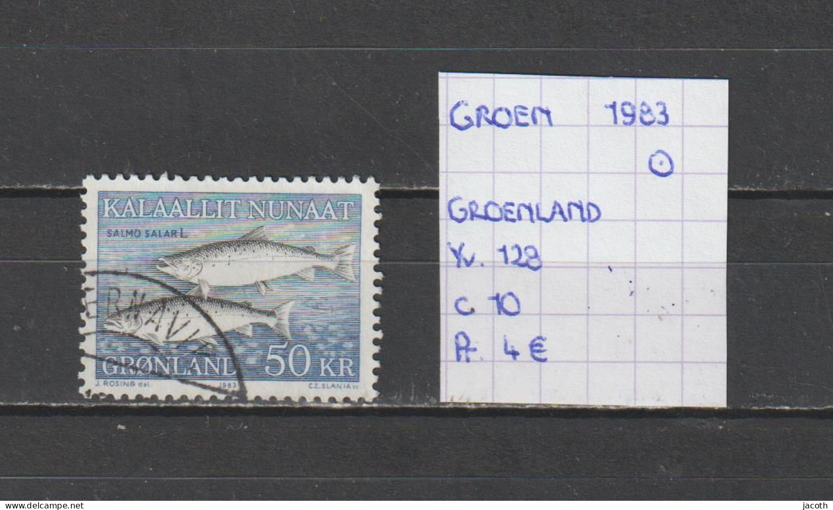(TJ) Groenland 1983 - YT 128 (gest./obl./used) - Used Stamps
