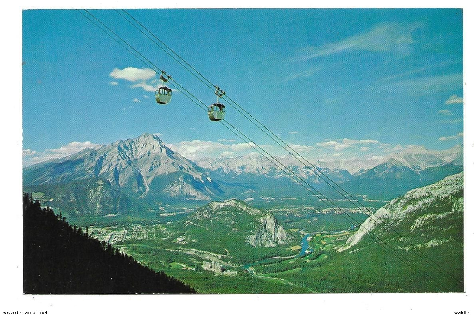 ALBERTA  --  BANFF, THE BANFF SULPHUR MOUNTAIN GONDOLAS - Banff