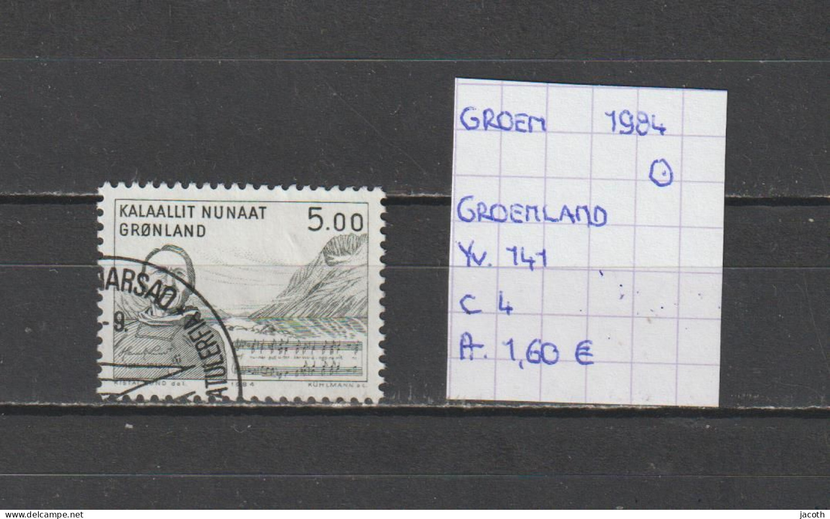 (TJ) Groenland 1984 - YT 141 (gest./obl./used) - Usati