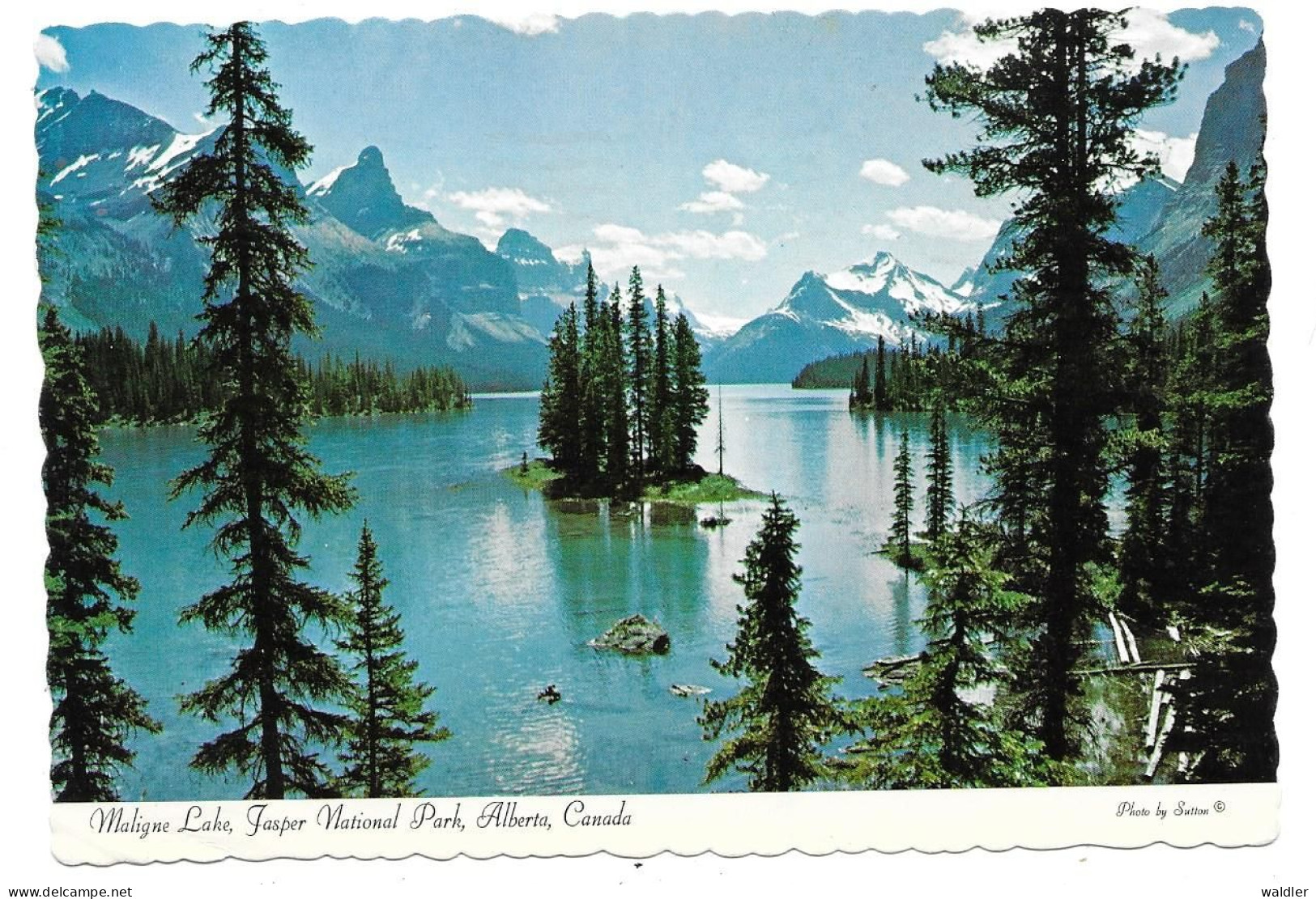 ALBERTA  --  MALIGNE LAKE, JASPER NATIONAL PARK - Sonstige & Ohne Zuordnung