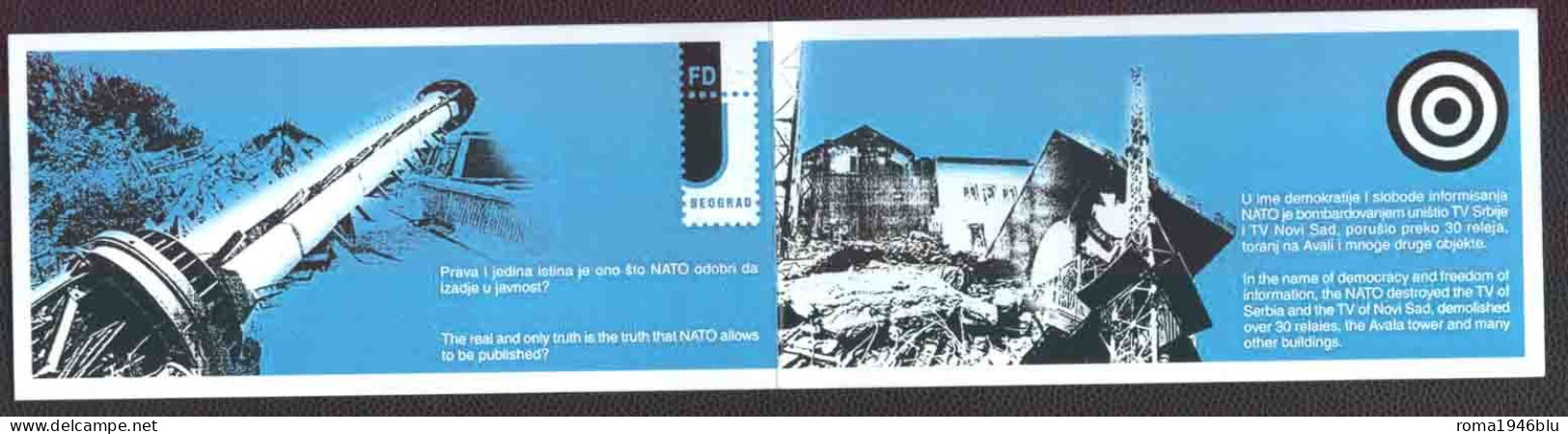 Jugoslavia 1998 Unif. Booklet L2783 MNH/** VF - Booklets