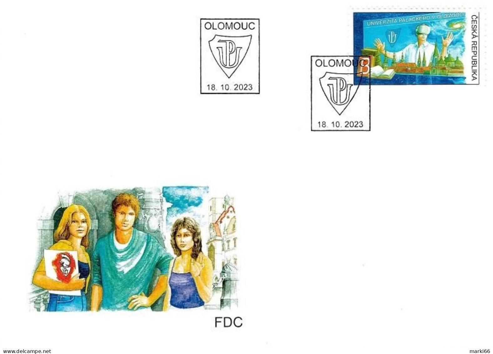 Czech Republic - 2023 - Palacky University In Olomouc - FDC (first Day Cover) - FDC