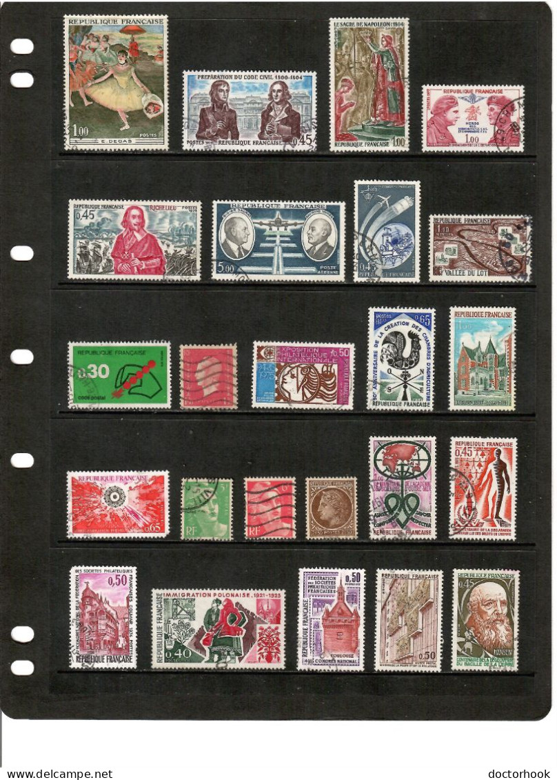 FRANCE---Collection Of USED DL-1222 - Collections (sans Albums)