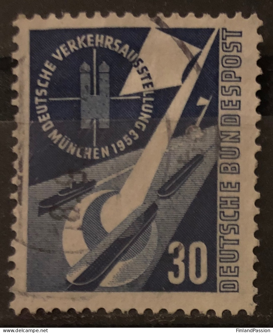 1953, MiNr. 170, O - Gebraucht