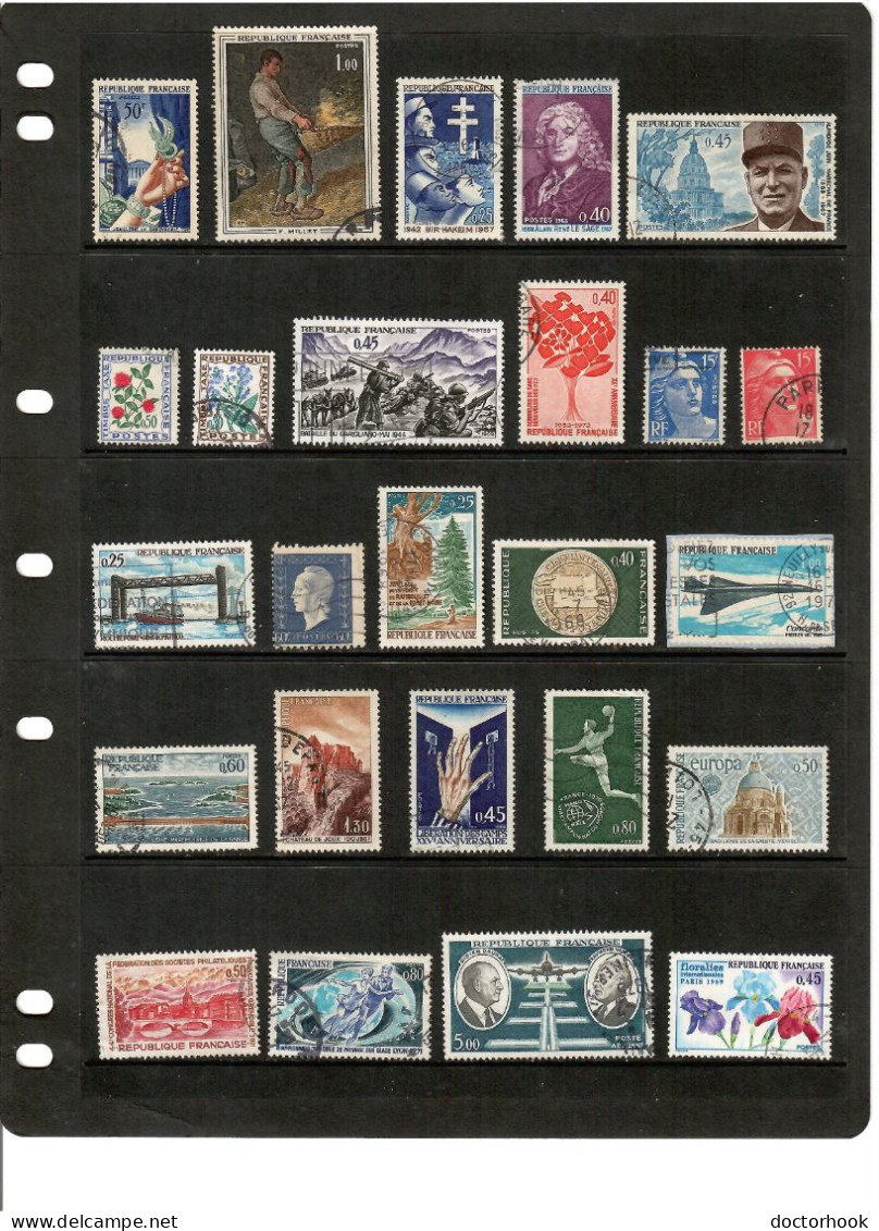 FRANCE---Collection Of USED DL-1224 - Collections (sans Albums)