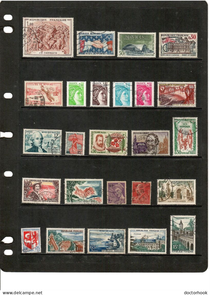 FRANCE---Collection Of USED DL-1227 - Collections (sans Albums)