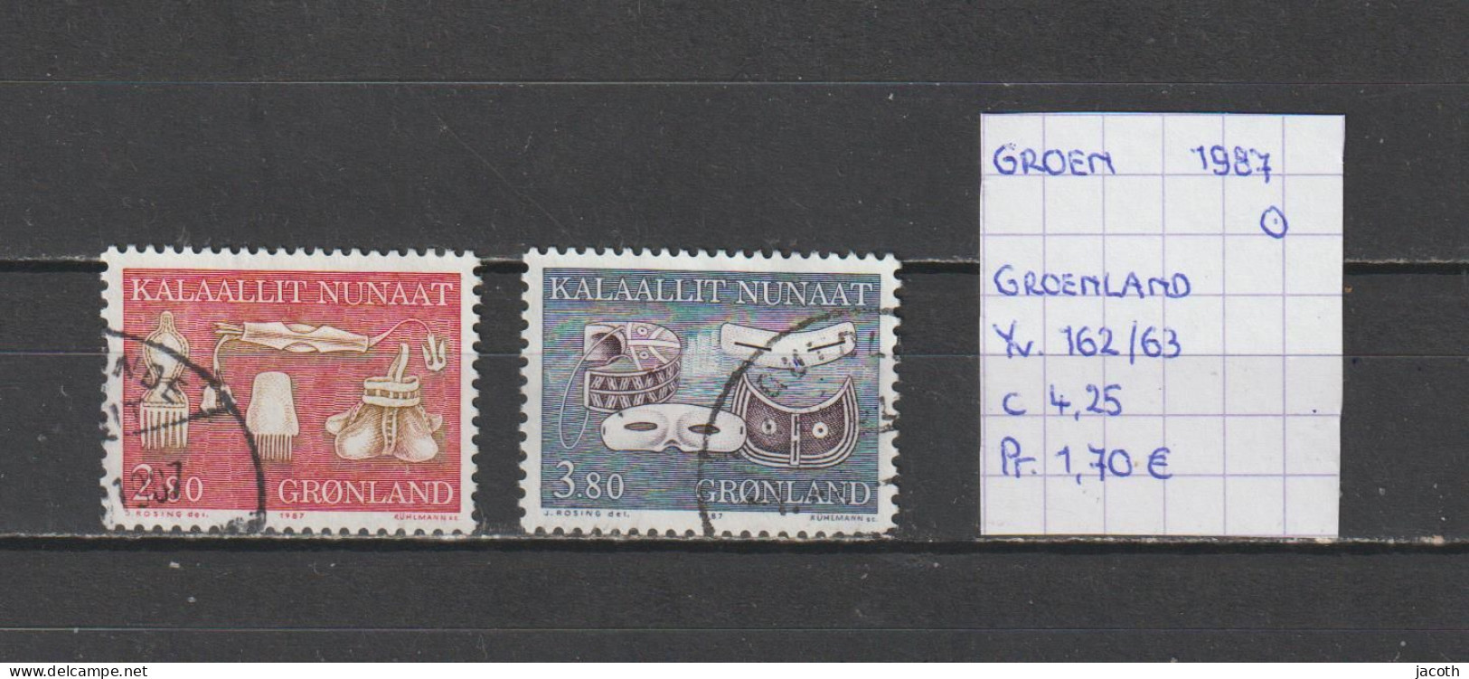 (TJ) Groenland 1987 - YT 162/63 (gest./obl./used) - Gebraucht