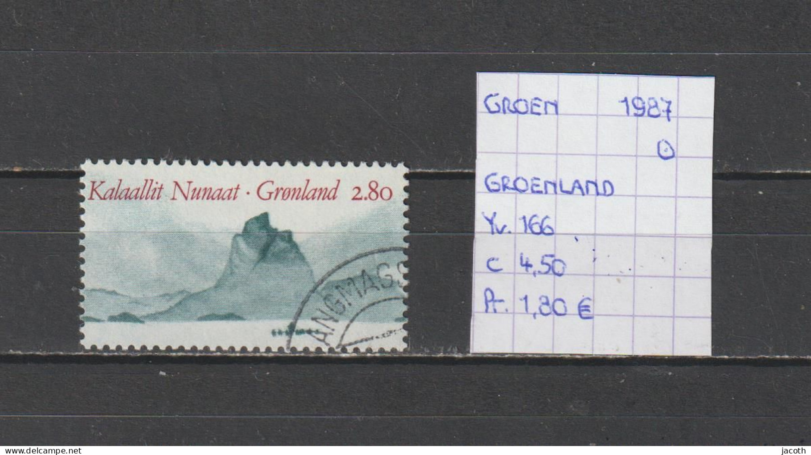 (TJ) Groenland 1987 - YT 166 (gest./obl./used) - Gebruikt