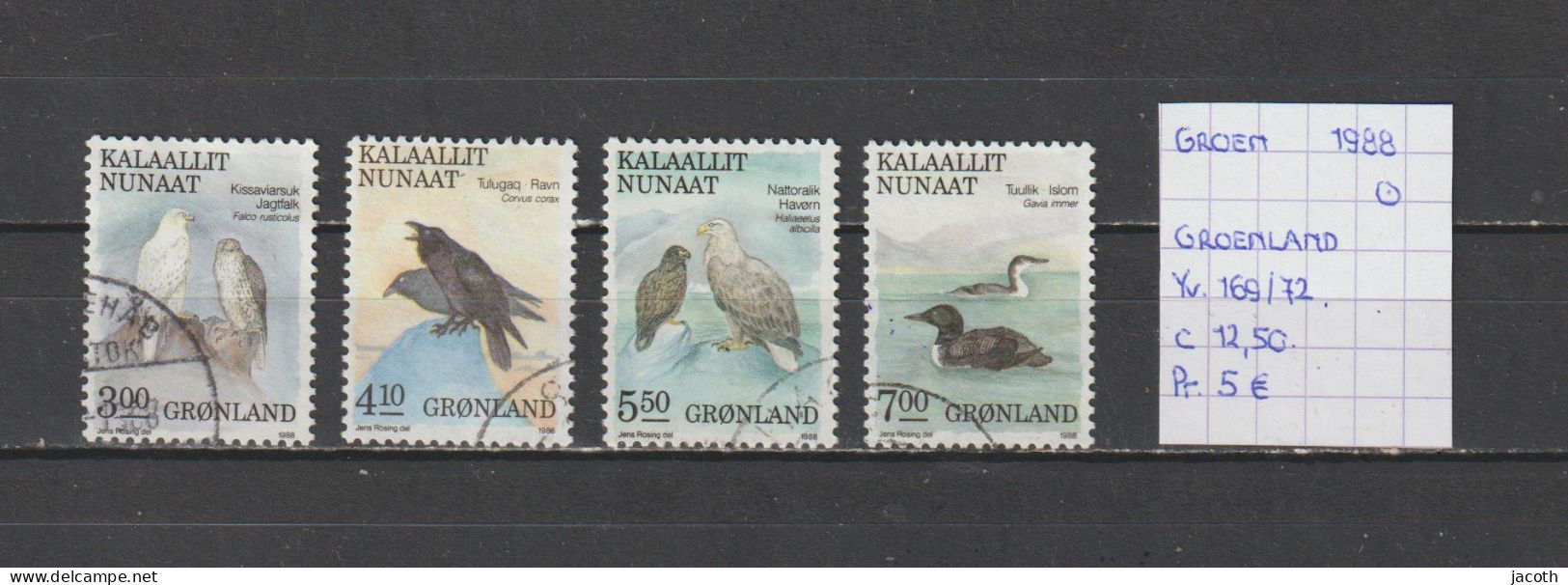 (TJ) Groenland 1988 - YT 169/72 (gest./obl./used) - Gebruikt