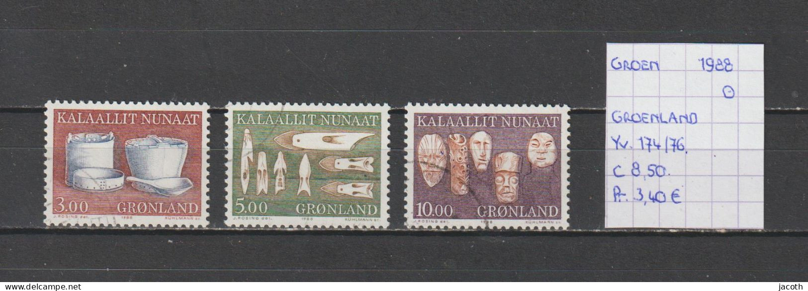 (TJ) Groenland 1988 - YT 174/76 (gest./obl./used) - Used Stamps