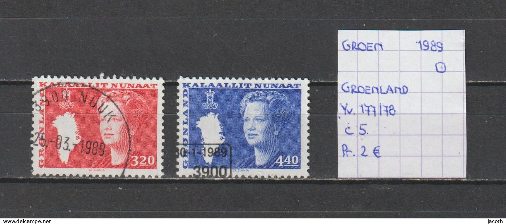 (TJ) Groenland 1989 - YT 177/78 (gest./obl./used) - Used Stamps