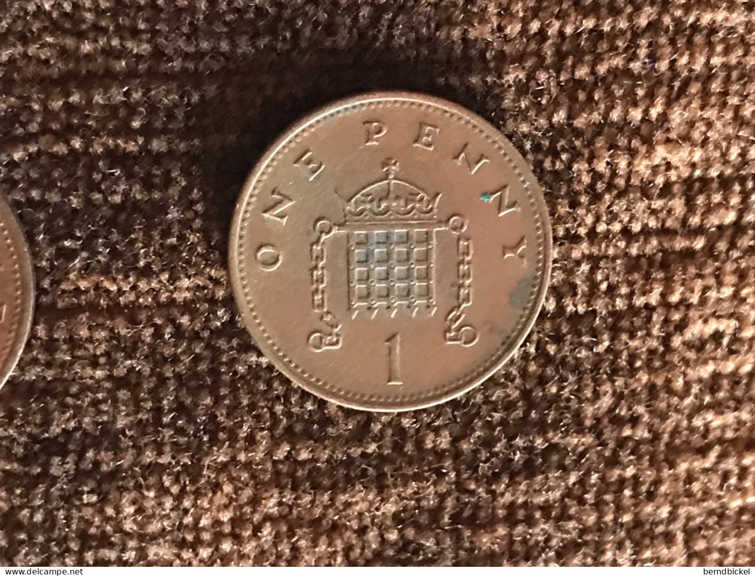 Münze Münzen Umlaufmünze Großbritannien 1 Penny 1986 - 1 Penny & 1 New Penny