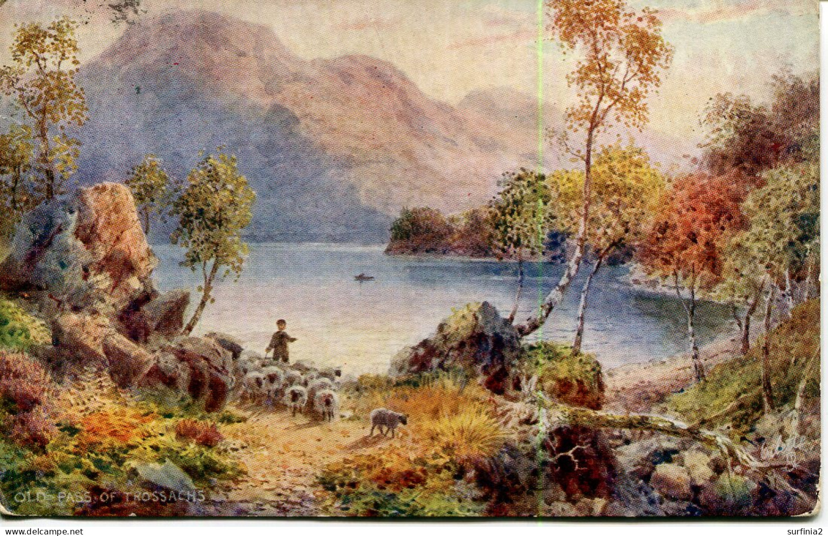 TUCKS OILETTE - WIMBUSH - 7807 - THE TROSSACHS - OLD PASS - Wimbush