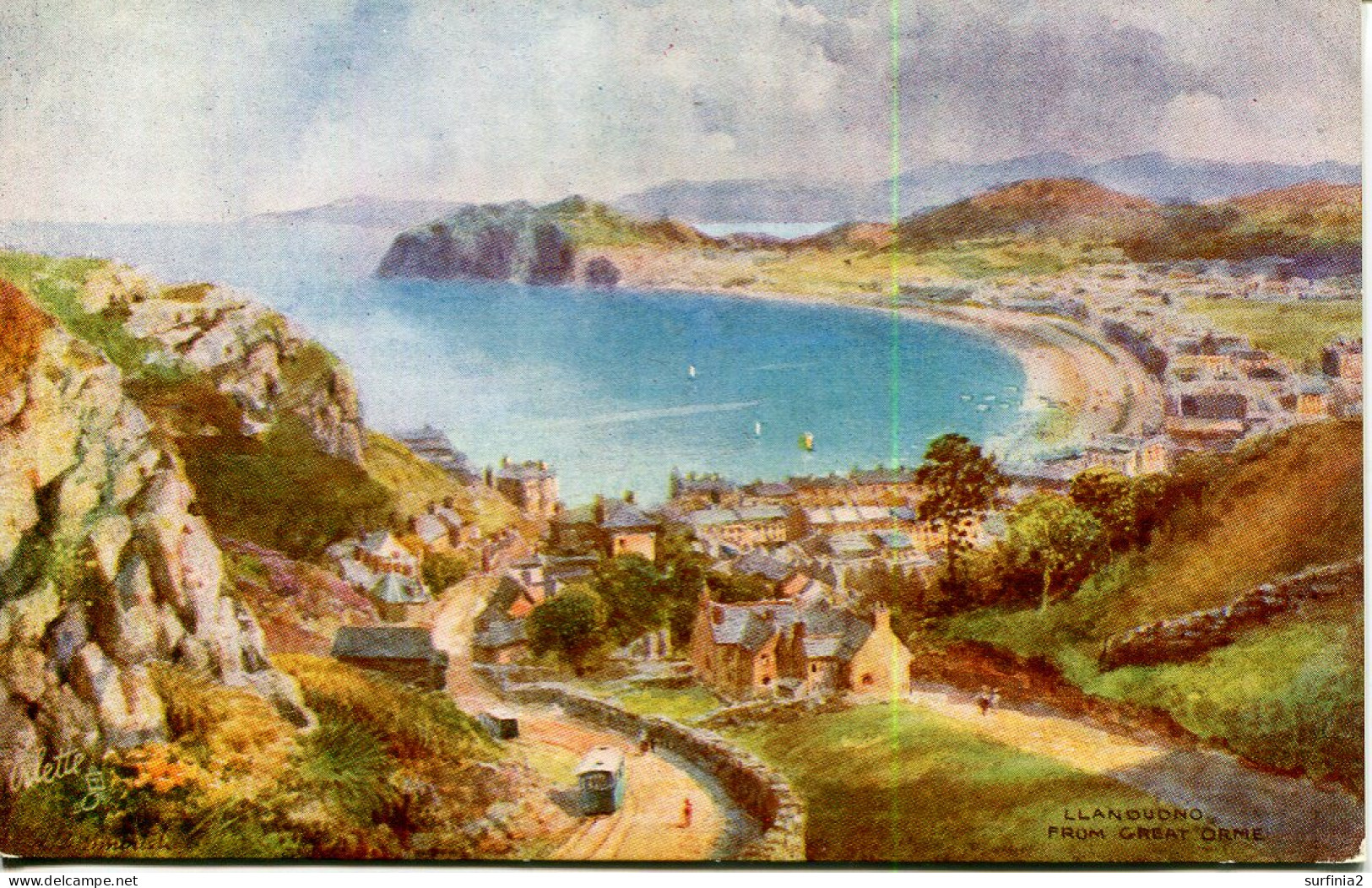 TUCKS OILETTE - WIMBUSH - 7871 - LLANDUDNO - FROM GREAT ORME - Wimbush