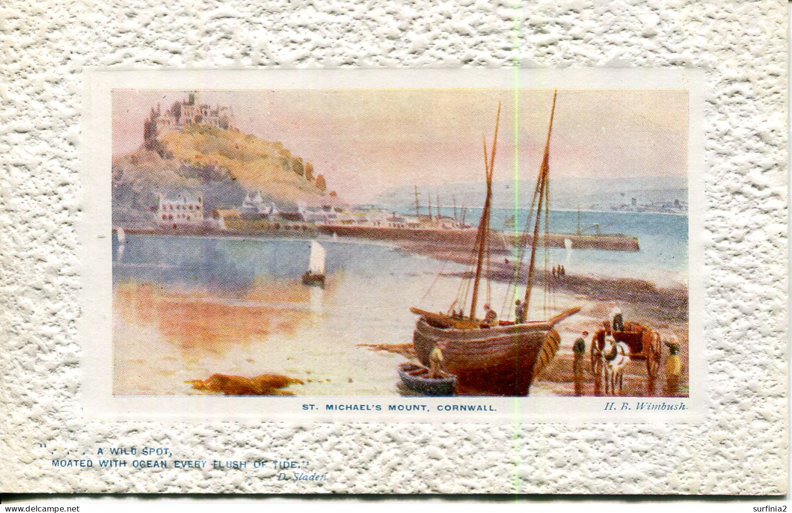 TUCKS OILETTE - WIMBUSH - 9723 - THE CORNISH COAST - ST MICHAEL'S MOUNT - Wimbush