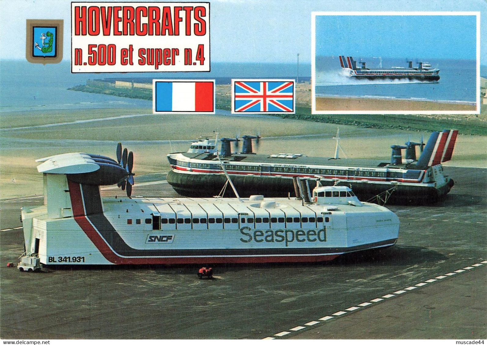 HOVERCRAFTS - AEROGLISSEURS - Luftkissenfahrzeuge