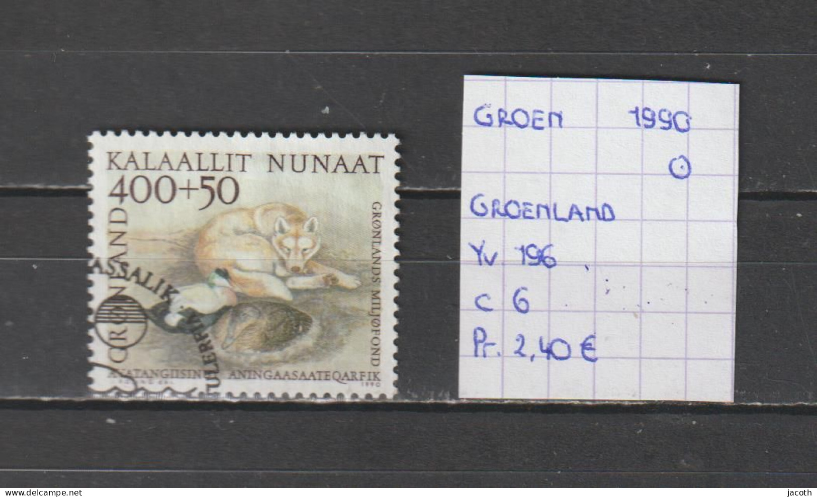 (TJ) Groenland 1990 - YT 196 (gest./obl./used) - Usados