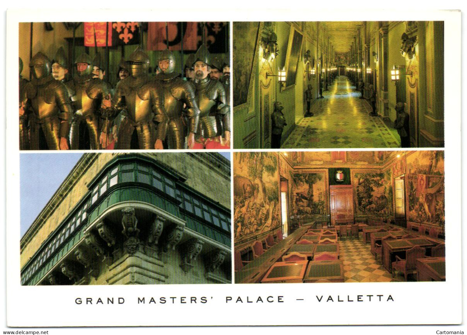 Malta - Exterior And Interior Examples Of The Magnificient Palace Of The Grand Masters In Valletta - Malte