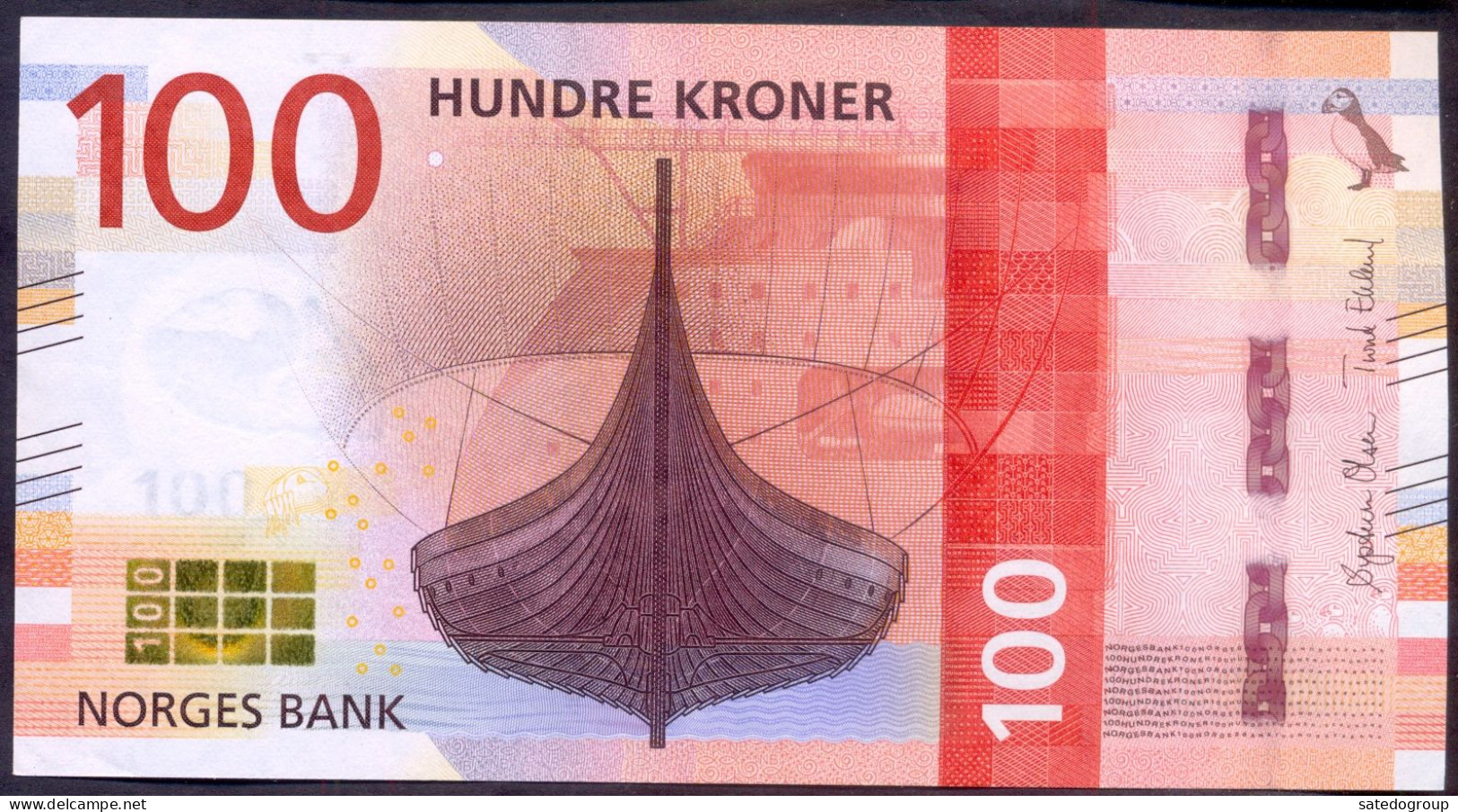 Norway 100 Kroner 2016 UNC P- 54 - Norway