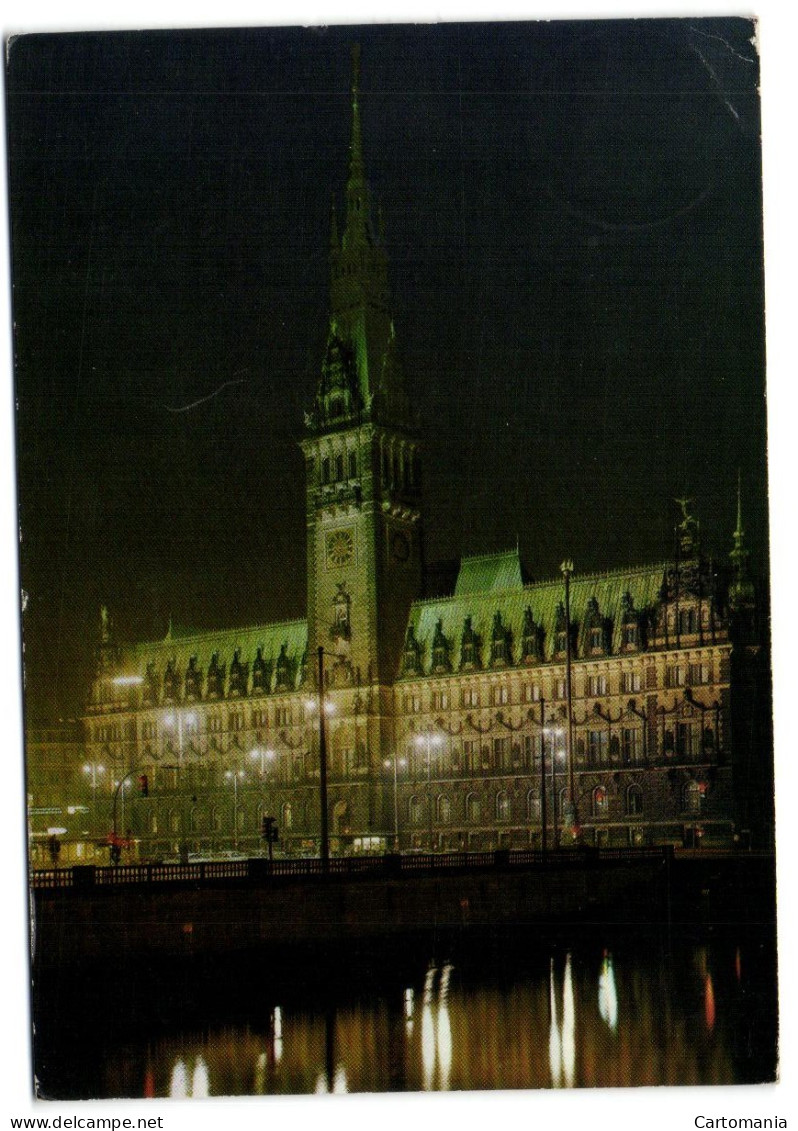 Hamburg - Rathaus Bei Nacht - Lorch