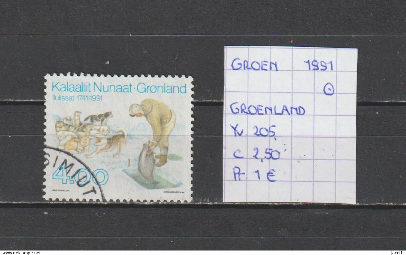 (TJ) Groenland 1991 - YT 205 (gest./obl./used) - Gebraucht