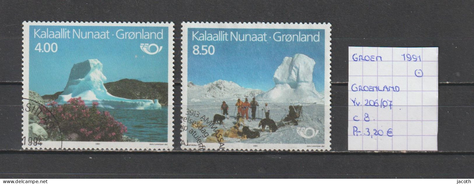 (TJ) Groenland 1991 - YT 206/07 (gest./obl./used) - Used Stamps