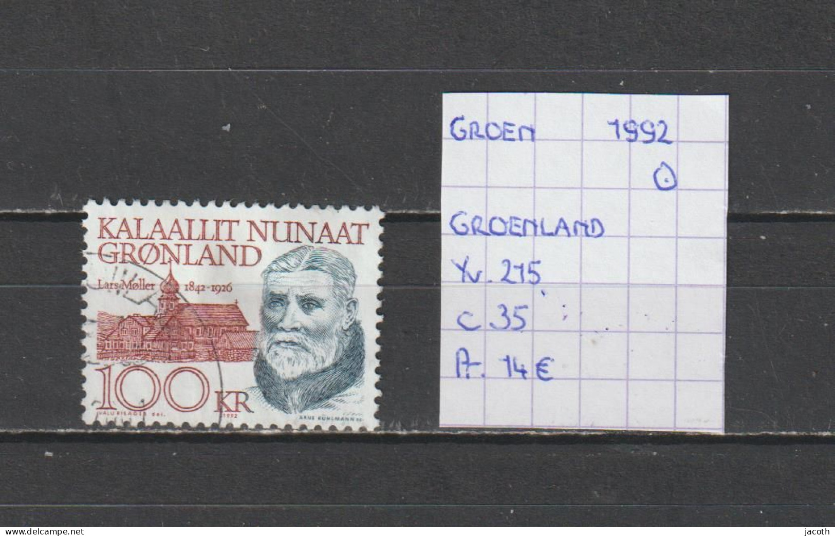 (TJ) Groenland 1992 - YT 215 (gest./obl./used) - Usados