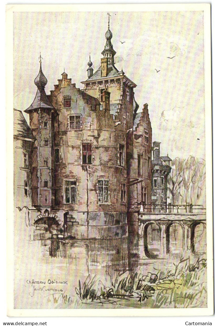 Château D'Oydonck - Bachte-Maria-Leerne - Centrale Toren En Ophaalbrug - Deinze