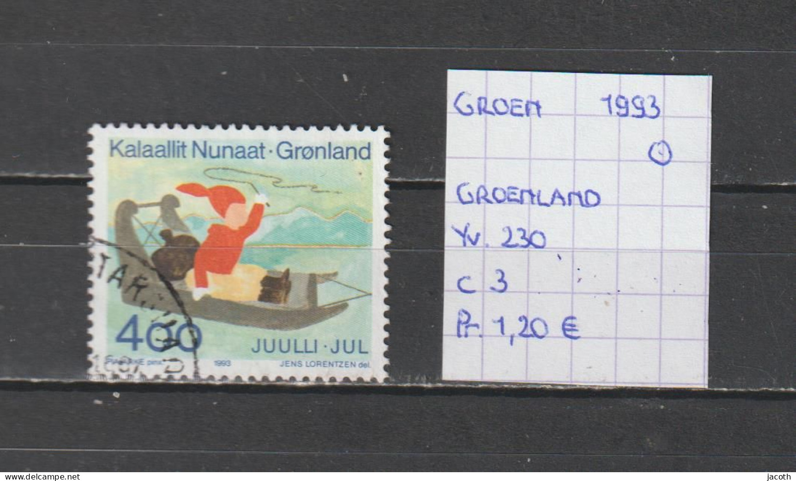 (TJ) Groenland 1993 - YT 230 (gest./obl./used) - Oblitérés