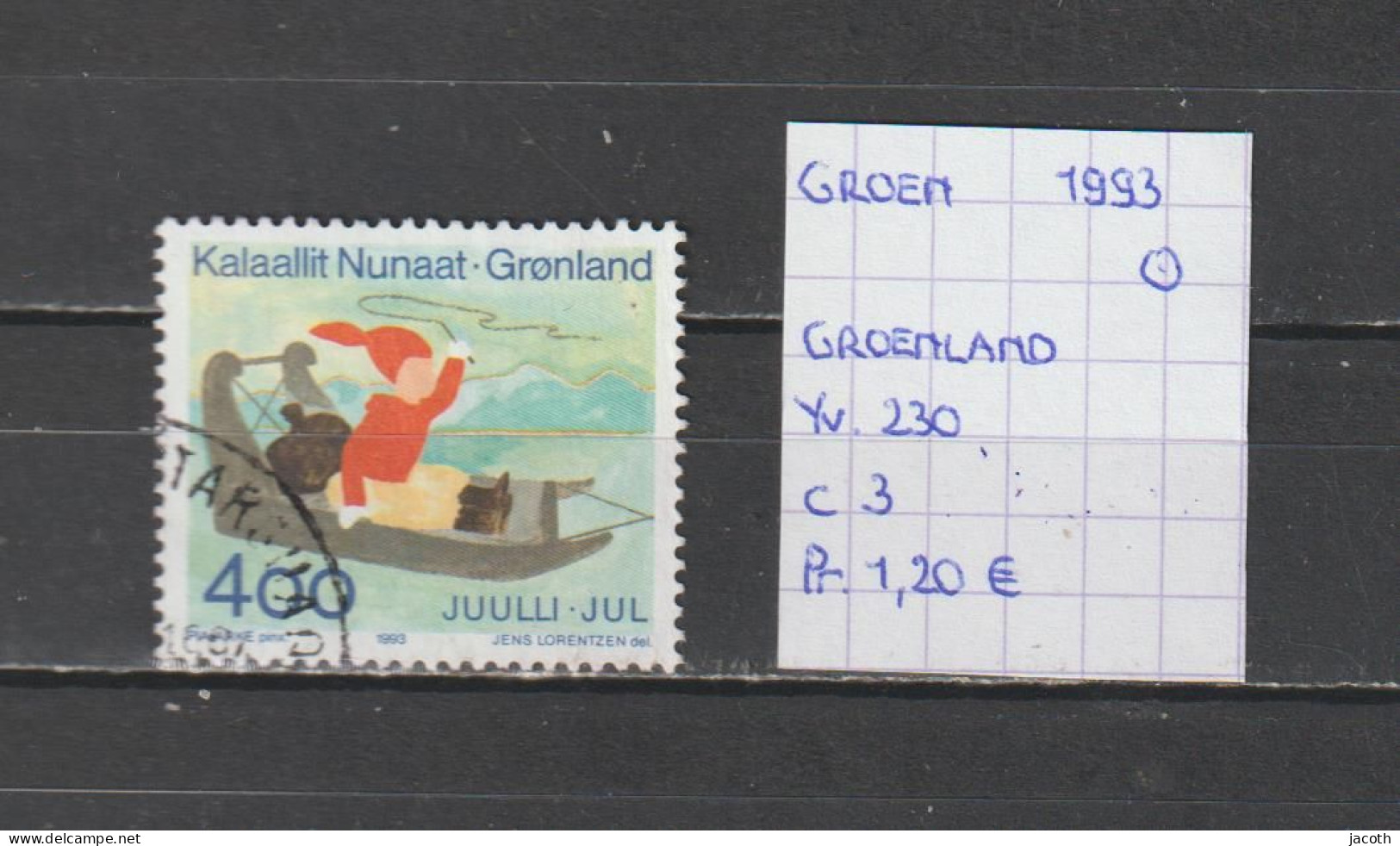 (TJ) Groenland 1993 - YT 230 (gest./obl./used) - Gebraucht