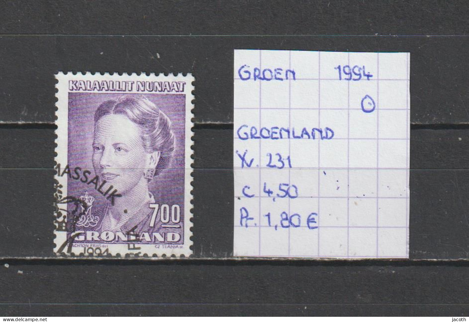 (TJ) Groenland 1994 - YT 231 (gest./obl./used) - Usados