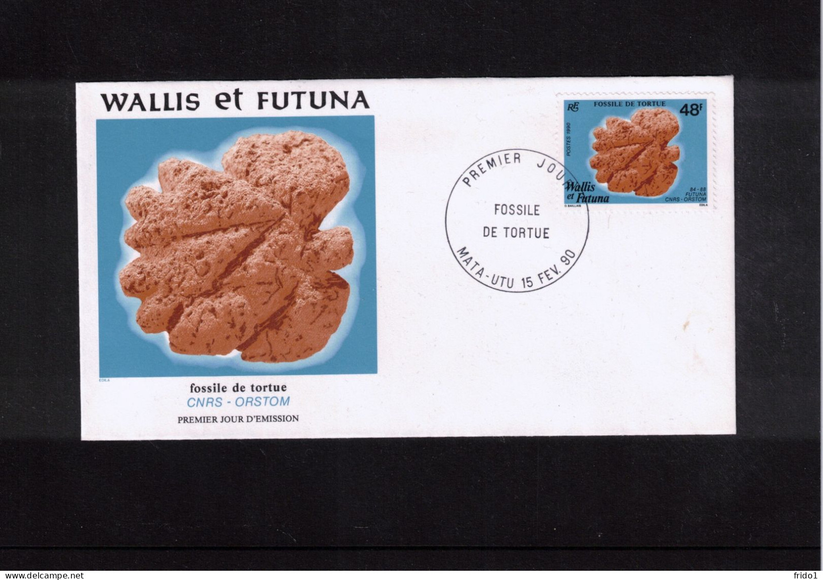 Wallis Et Futuna 1990 Fossil FDC - Fossilien